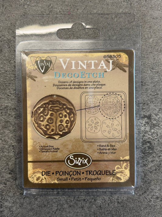 Deco Etch, Sand & Sea - 1pc - Vintaj Live Shop