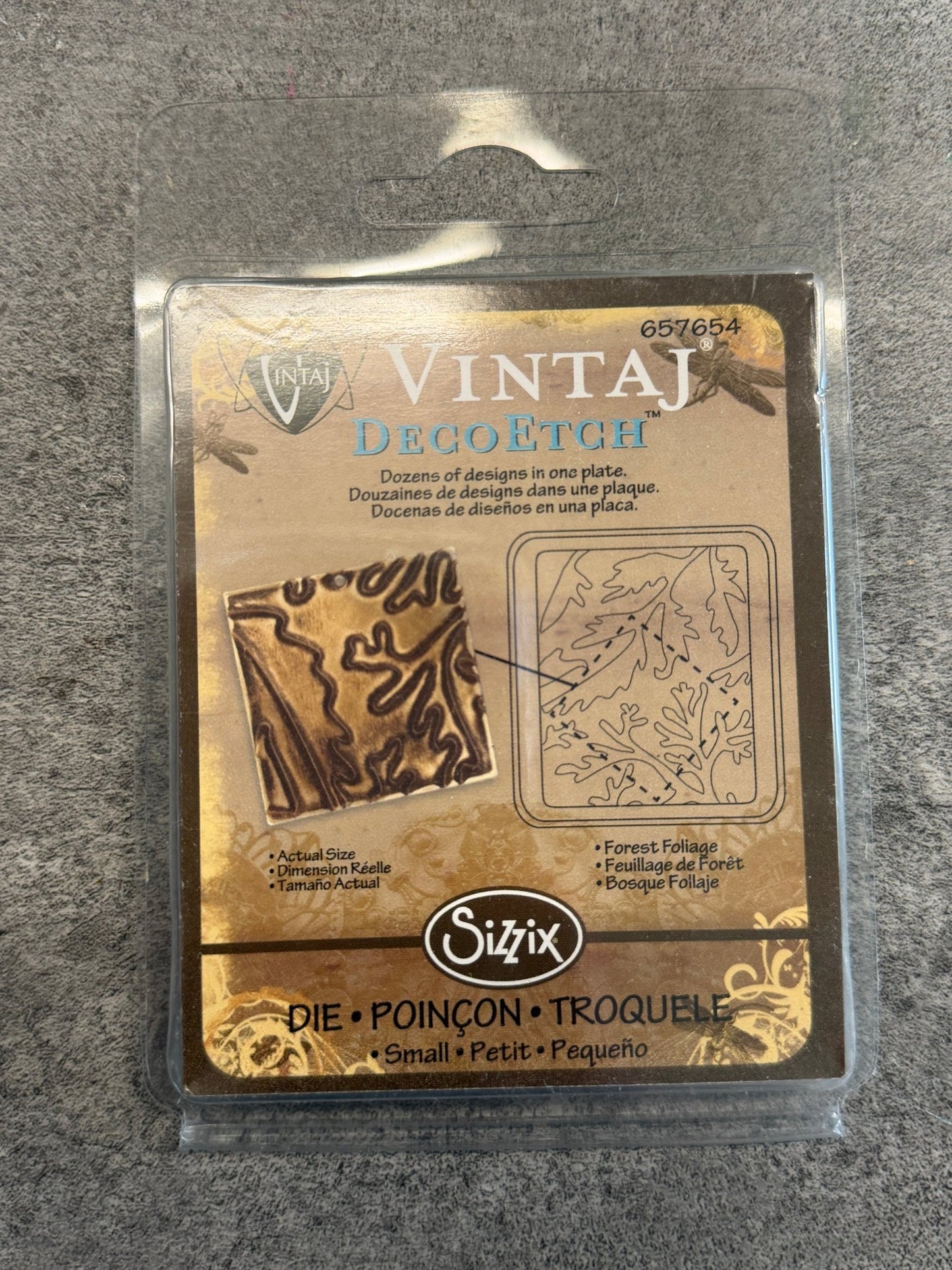 Deco Etch, Forest Foliage - 1pc - Vintaj Live Shop