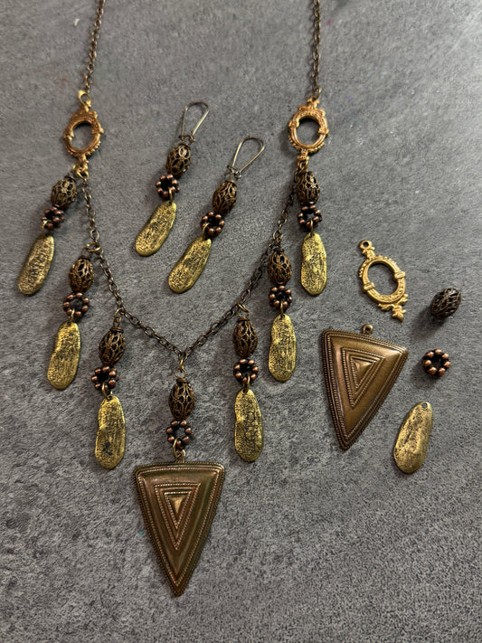 Bohemian Organic Necklace & Earring SAMPLER - 29pcs