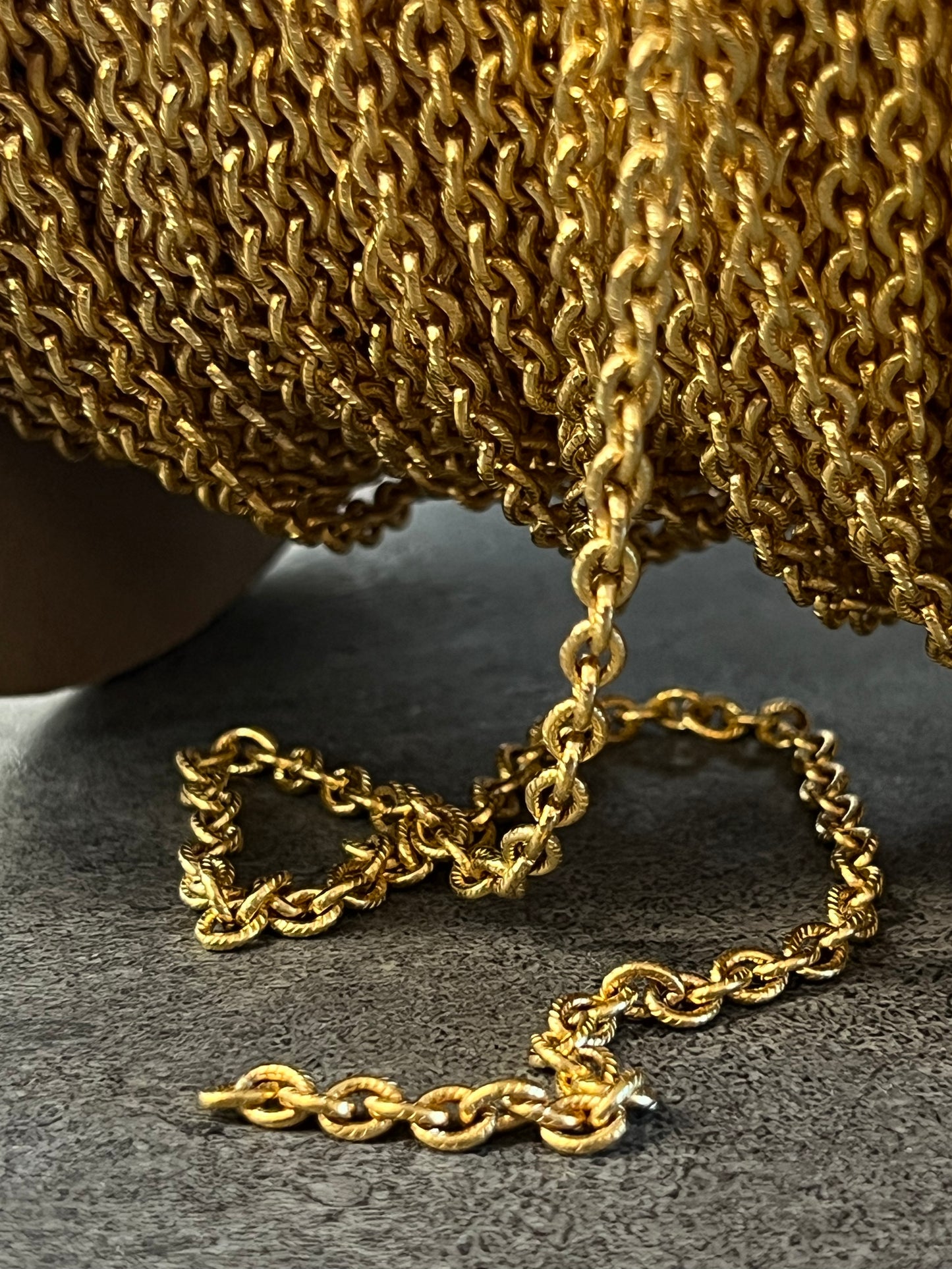 Chain Spool - 10k Gold PLT - 30ft - WH