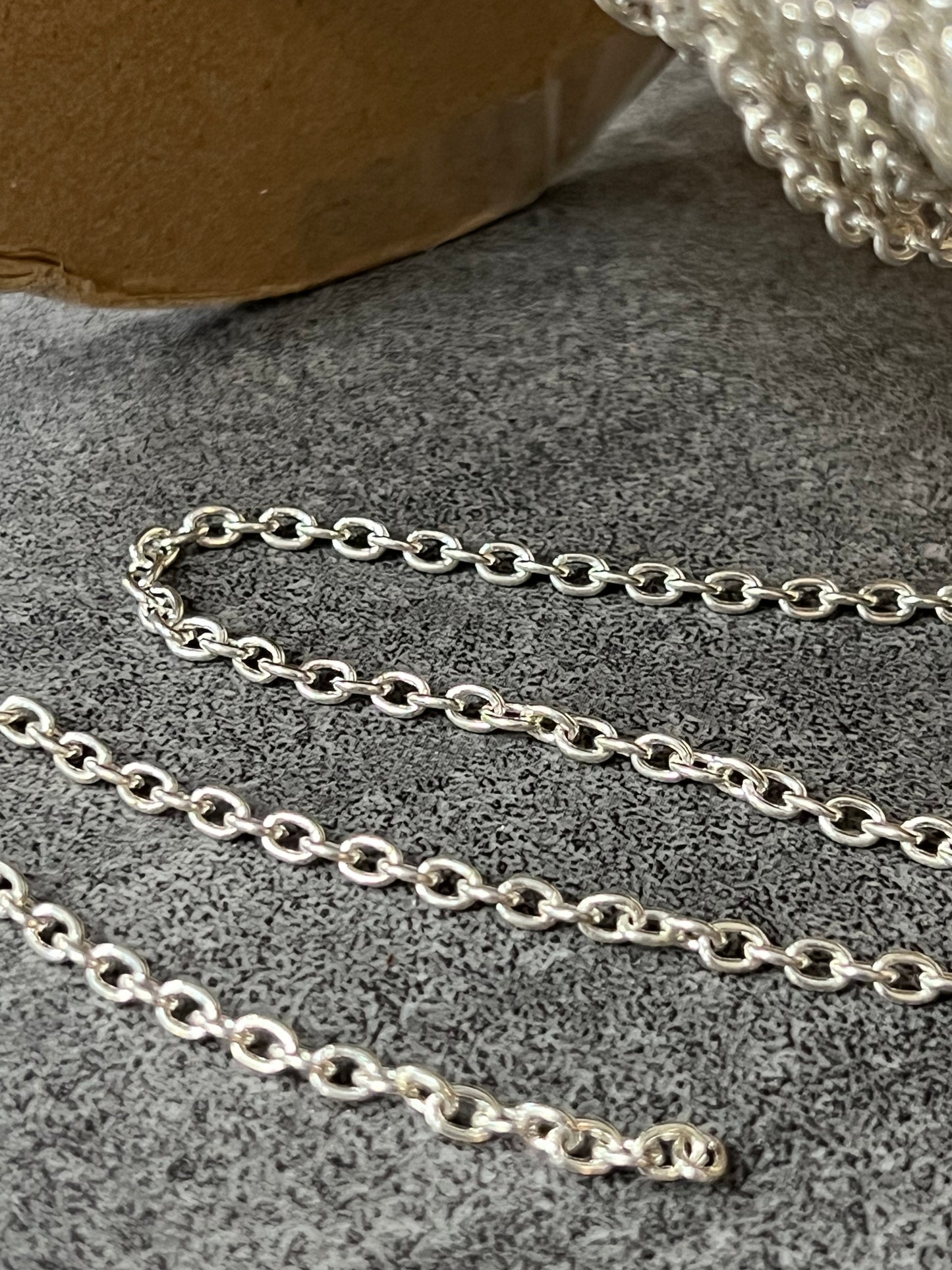 Chain Spool - Sterling Silver PLT - 40ft - WH