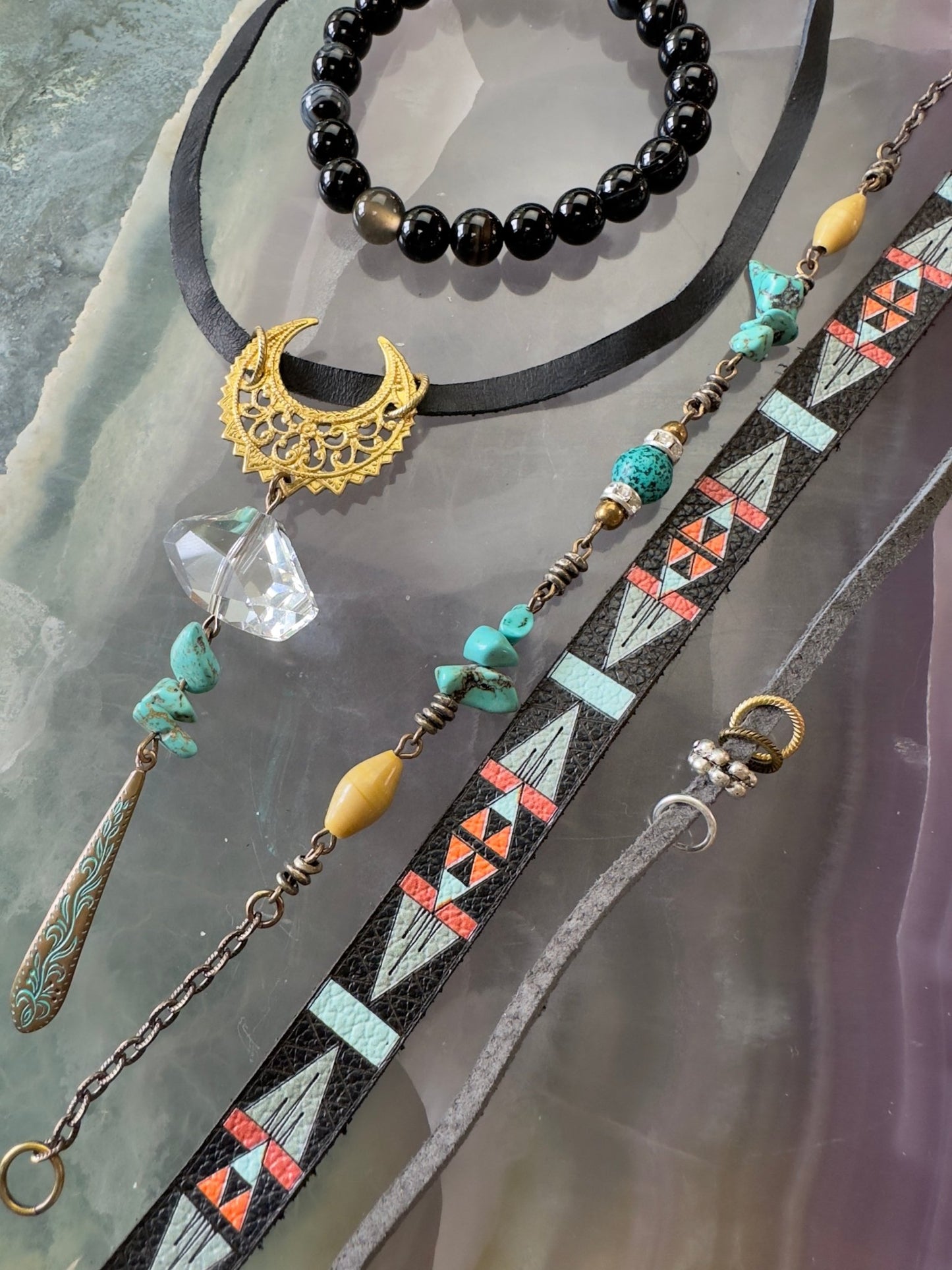 Talisman Twilight Necklace & 4 Bracelet Set Kit - Vintaj Design - 5/22/24 - Vintaj Live Shop