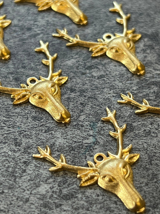 Modern Stag Pack - 12pcs - WH - Vintaj Live Shop