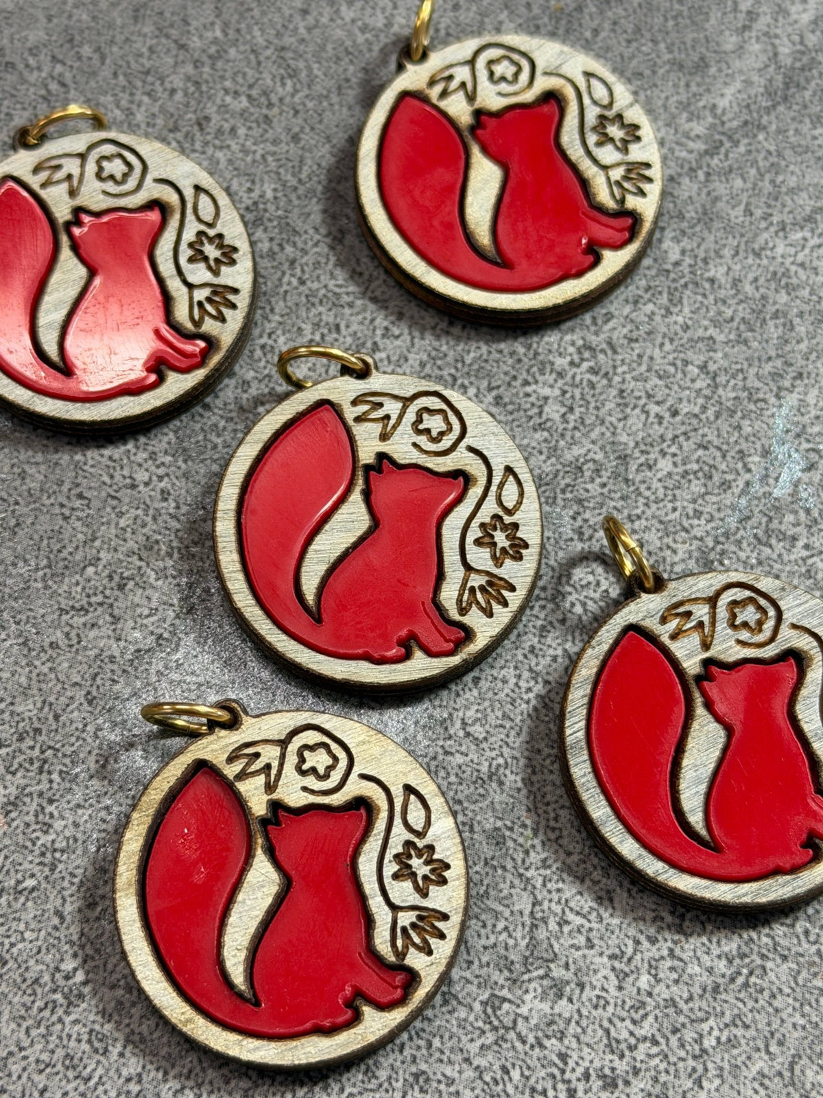 Wood & Acrylic Fox Pack - 10pcs - Vintaj Live Shop