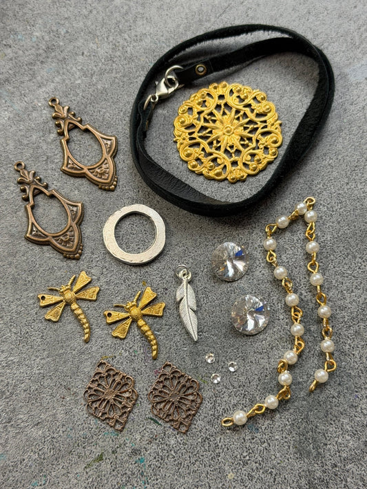 Victorian Jewel Box Ultimate SAMPLER - 16pcs - Vintaj Live Shop