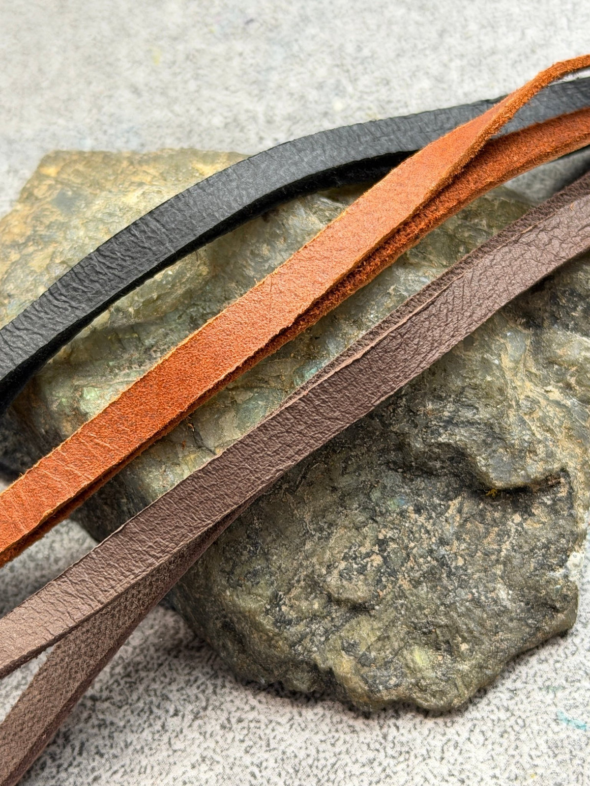 Leather 16" Choker Necklace Pack - 3pcs - Vintaj Live Shop