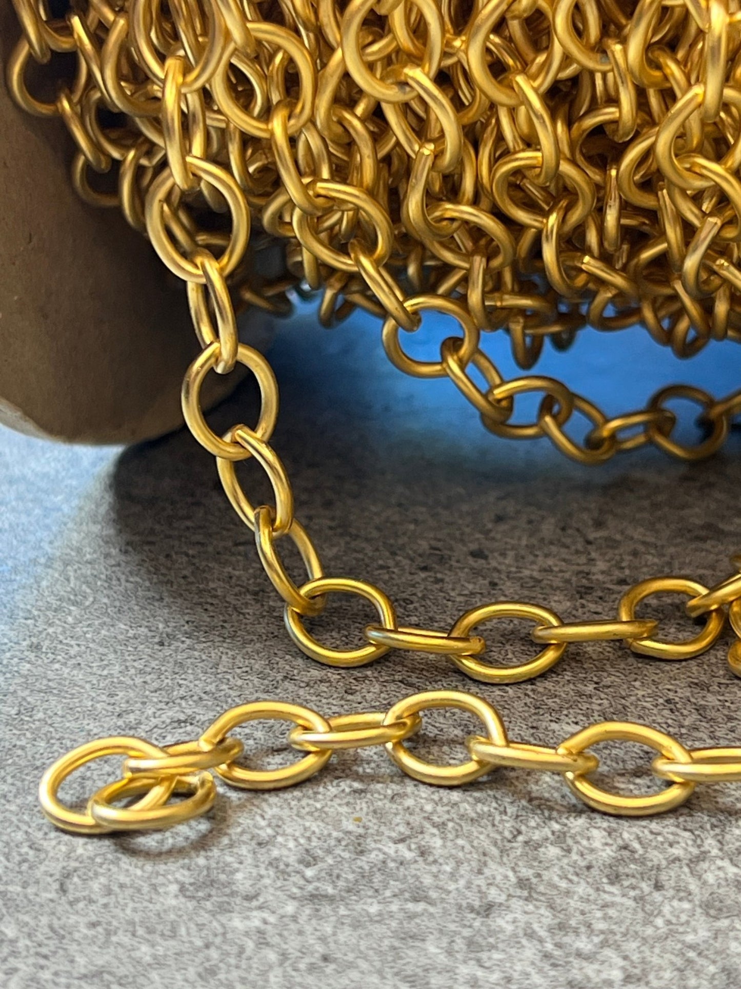 Chain Spool - Round Oval - 20ft - Vintaj Live Shop