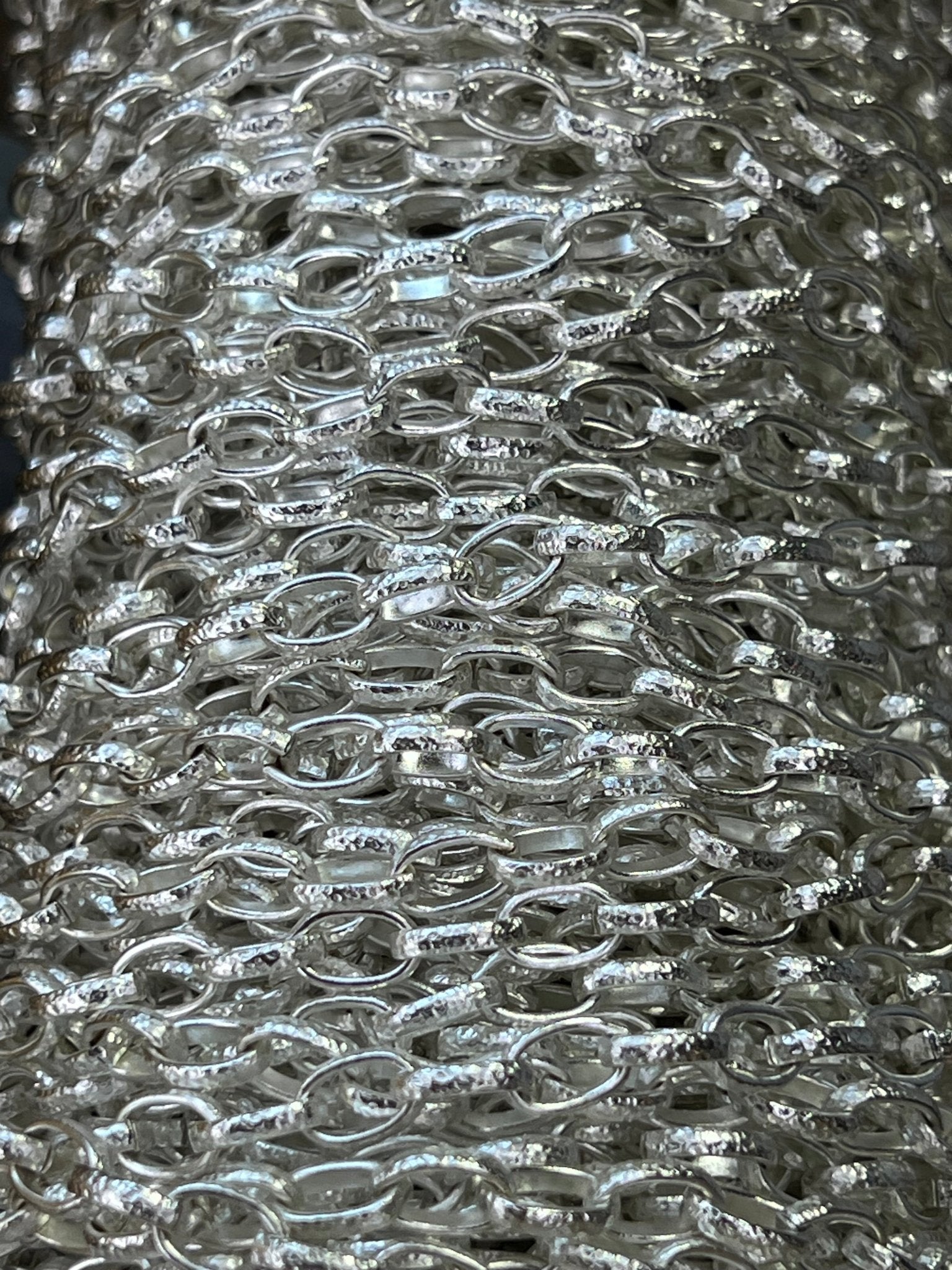 Chain Spool - Hammered Rolo - 18ft - Vintaj Live Shop