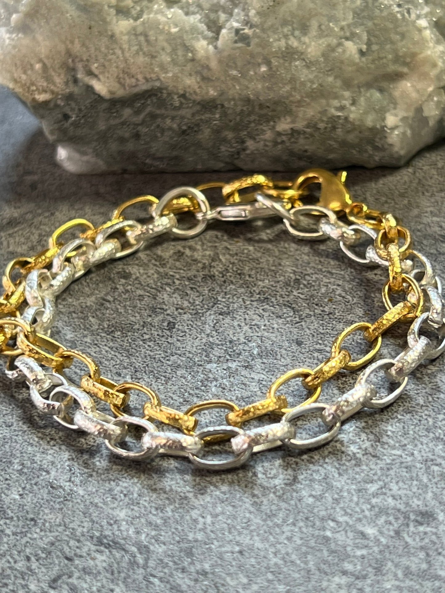 Chain Spool - Hammered Rolo - 18ft - Vintaj Live Shop