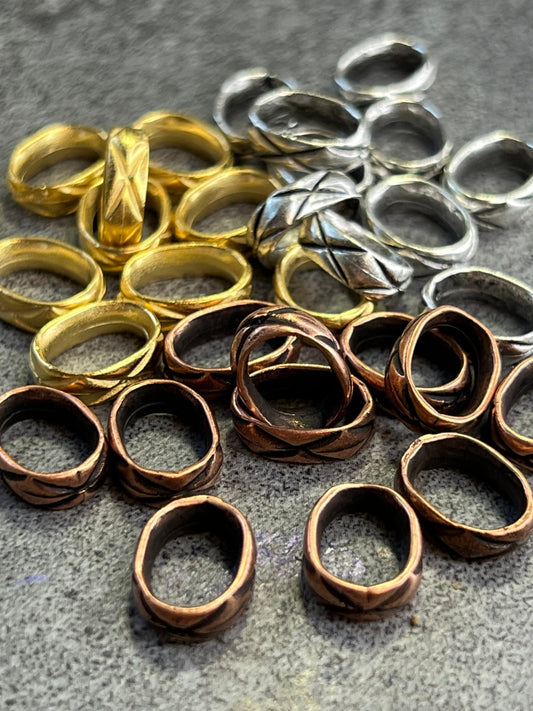 Ring 'CLOSED' Pack - 10pcs - Vintaj Live Shop