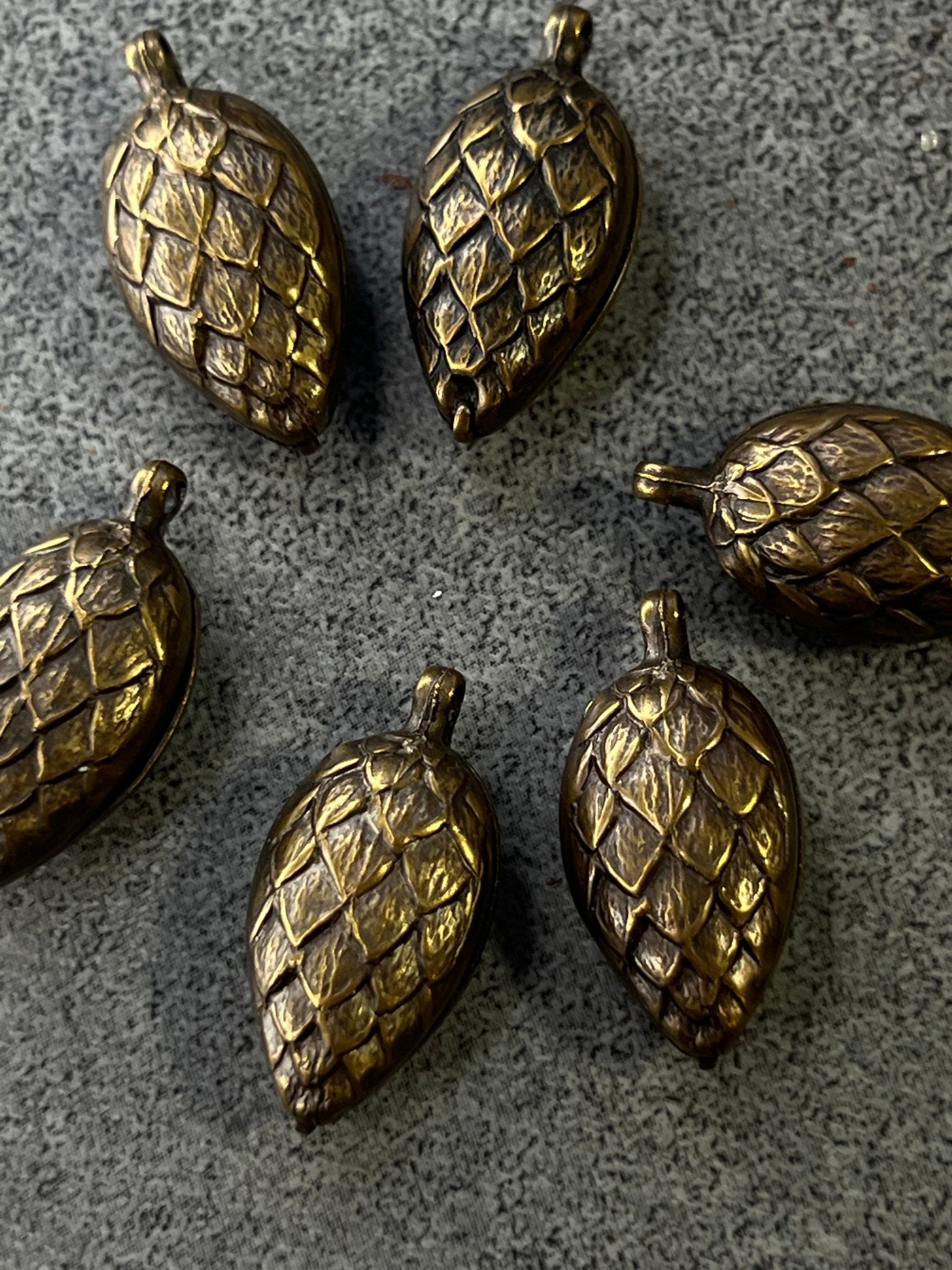 Pinecone Pack - 6pcs - Vintaj Live Shop