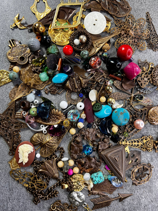 1 BIG LOOT SPECIAL - 74pcs + Beads - Vintaj Live Shop