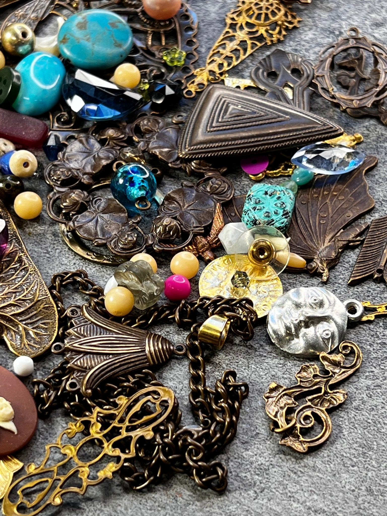 1 BIG LOOT SPECIAL - 74pcs + Beads - Vintaj Live Shop