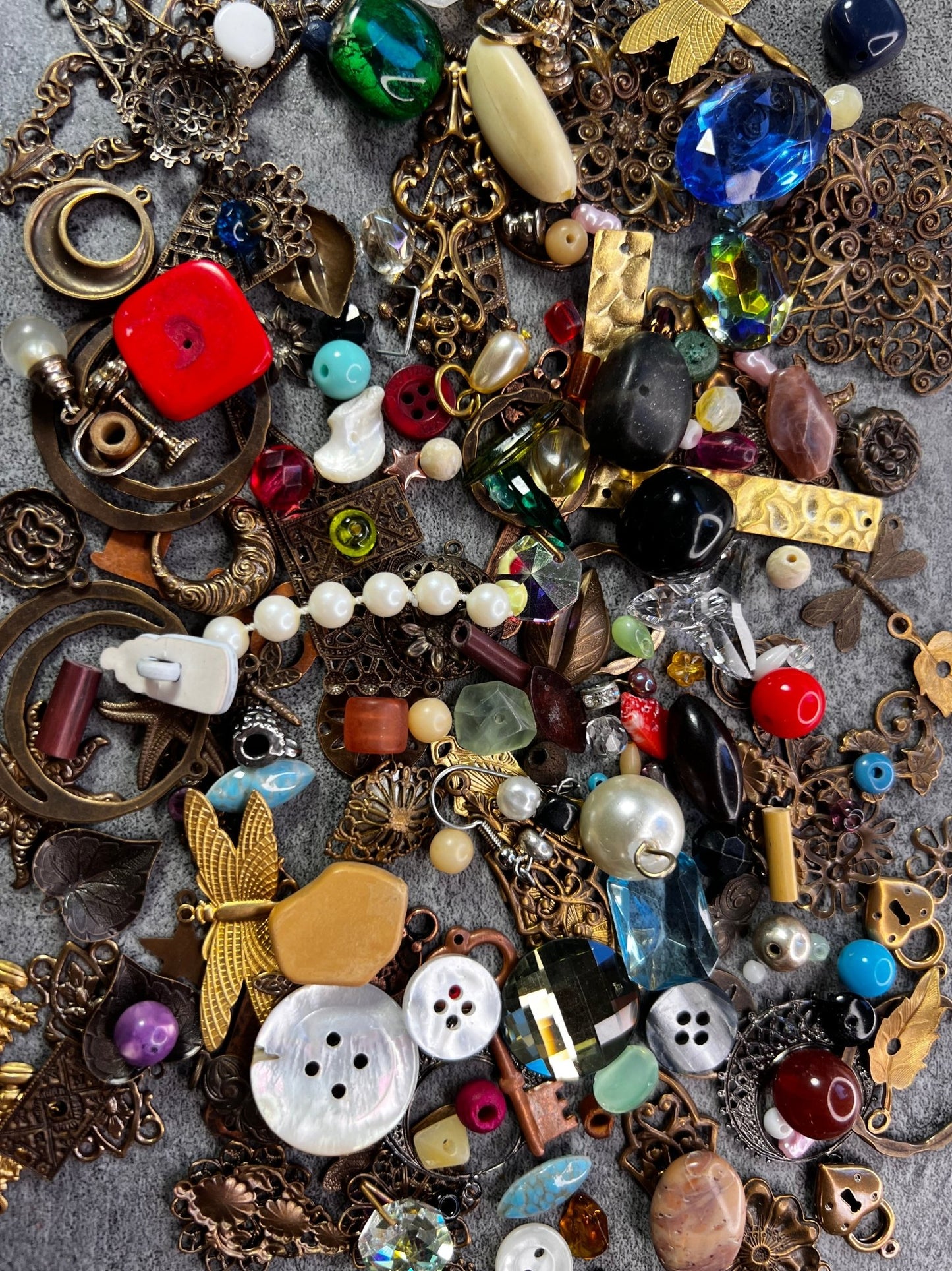 3 BIG LOOT SPECIAL - 74pcs + Beads - Vintaj Live Shop