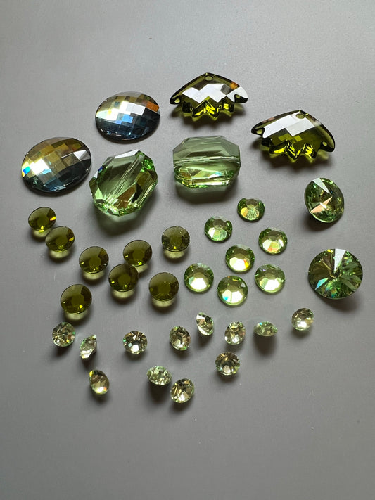 'Green Swarovski Crystal Pack' - WH