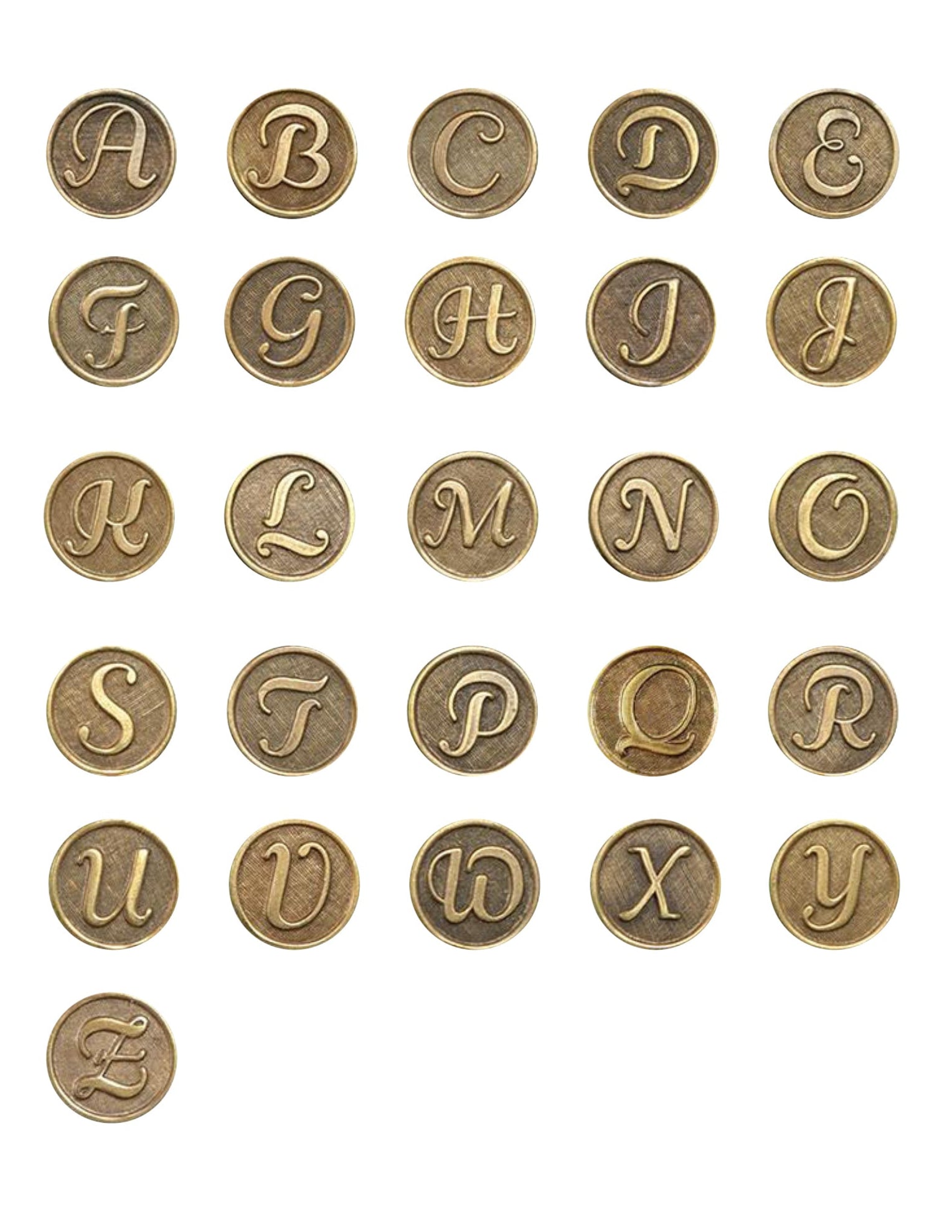 Letter Pack - 26pcs - WH - Vintaj Live Shop